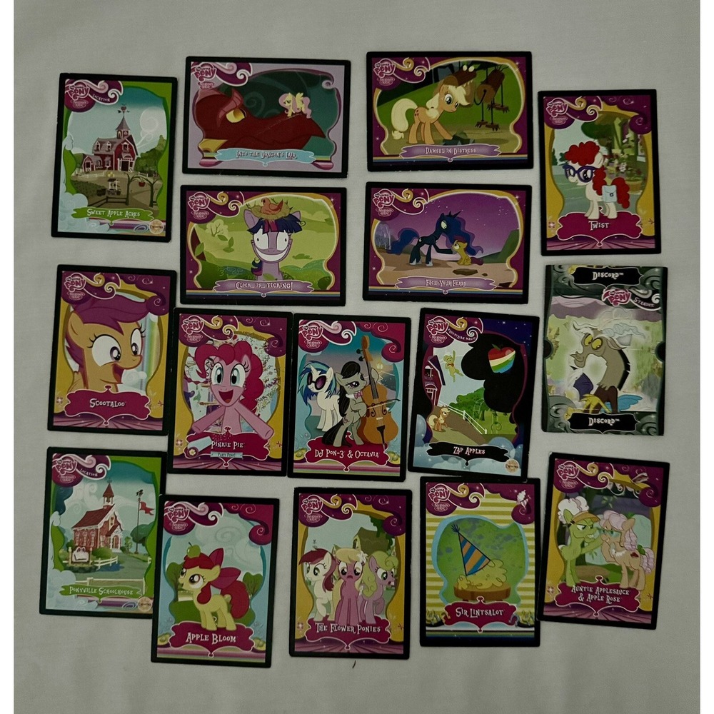 My Little Pony MLP Trading Cards Friendship is Magic Lot Of 16